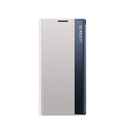 有朋（YouPeng）三星note9/note8手機殼翻蓋式保護(hù)套皮套全包邊防摔硅膠個性 三星note9銀色 側(cè)開窗皮套