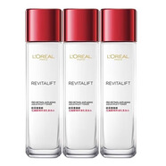 歐萊雅（LOREAL）復顏視黃醇精粹清乳柔膚水修護保濕補水抗皺提拉緊致爽膚水中小樣 復顏清乳柔膚水3瓶裝共195ml
