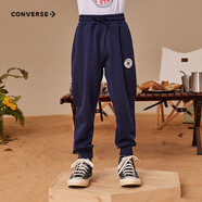 Converse 匡威童裝男童保暖加絨長(zhǎng)褲2022秋冬兒童針織休閑運(yùn)動(dòng)褲子 藏青藍(lán)(春秋毛圈) 160 /69 【建議身高158-170cm】