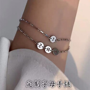 媞陌定制26字母項(xiàng)鏈女小眾學(xué)生情侶款紀(jì)念禮物鎖骨鏈項(xiàng)鏈 字母手鏈【可沾水】 三個(gè)字母【聯(lián)系客服備注】