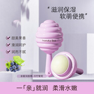 小蜜坊（Manuka bee）潤(rùn)唇膏棒棒糖女親蜜潤(rùn)唇棒學(xué)生無(wú)色蜂蜜潤(rùn)唇球保濕滋潤(rùn)秋冬防干裂 凍檸葡萄（4克） 2.8g