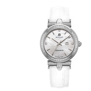 名爵（MANJAZ） 瑞士手表女士輕奢時(shí)尚防水名品牌女表送老婆媽媽圣誕禮物 銀色盤(pán) 銀色殼6191U X2-WTW-P6