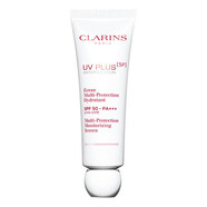 嬌韻詩（CLARINS）清透防曬乳隔離防曬霜SPF50防曬霜防曬乳 UV小白盾防曬霜送女友老婆 粉色50ml