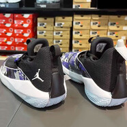 耐克籃球鞋男鞋 秋新款A(yù)ir Jordan Jumpman Hustle PF運(yùn)動(dòng)休閑鞋 AQ0394-500/飛人涂鴉 44.5