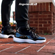 耐克（NIKE）aj11男鞋女鞋 Air Jordan 11 高幫籃球鞋男女復(fù)古百搭運(yùn)動(dòng)休閑鞋 378038/CT8012-011 黑銀大魔王 36 GS