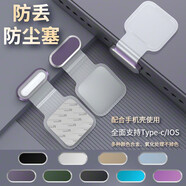 客套適用 Type-C接口安卓手機防塵塞華為OPPO vivo小米 榮耀安卓通用蘋(píng)果16/15手機充電口塞耳機塞 Type-C充電口金屬防丟防塵塞-半透明款+耳機塞 氣質(zhì)銀