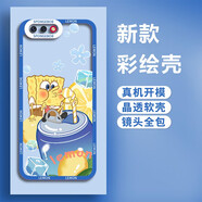 飛克斯 oppor11手機(jī)殼 oppor11s保護(hù)套plus透明硅膠鏡頭全包防摔創(chuàng)意漸變卡通情侶軟殼 R11【檸檬海綿寶寶】