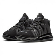 耐克（NIKE）新款男鞋Air More Uptempo 皮蓬AIR MONEY白紅全黑籃球鞋 BQ7668-001 全明星 40.5