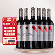伊桐（yitong）智利一級(jí)酒莊 釀酒師西拉卡曼尼干紅葡萄酒chile原瓶進(jìn)口紅酒腳印 750ml*6整箱裝 智利一級(jí)酒莊