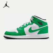 耐克（NIKE）板鞋aj1男女鞋新款中幫輕便防滑耐磨運動(dòng)休閑籃球鞋子【尖貨】 DQ8423/DQ8426-301 白綠 36