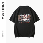 PINLI品立短袖T恤男 超值福袋 黑色GD222211430 XXL