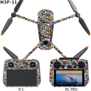 HIFLY適用于DJI大疆Mavic 3 Pro RC遙控器Pro貼紙遙控全包防水貼膜配件 M3P-11貼紙 御3 Pro RC帶屏 平面
