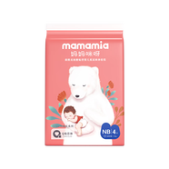 媽媽米婭（Mamamia）紙尿褲超薄透氣瞬吸干爽尿不濕新生兒男女寶寶通用尿褲親膚 紙尿褲試用裝NB4片 1包