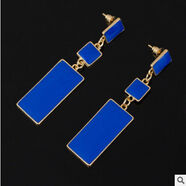 大耳環(huán)女長(cháng)款氣質(zhì)夸張韓版個(gè)性2019新款網(wǎng)紅性感簡(jiǎn)約夜店時(shí)尚耳墜 藍（長(cháng)7.2厘米）