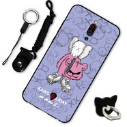 古芬 適用紅魔5g手機殼磨砂硅膠軟殼努比亞紅魔5s版全包防摔保護套潮牌網(wǎng)紅男女卡通圖案個(gè)性動(dòng)漫創(chuàng  )意款 【面具kaws】 紅魔5G/紅魔5s【指環(huán)扣+掛繩】