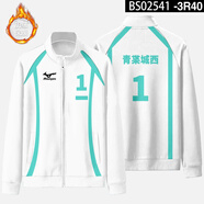 歐若梵排球少年動(dòng)漫周邊青葉城西及川徹cos服立領(lǐng)衛(wèi)衣同款外套男女衣服 1款-加絨 L