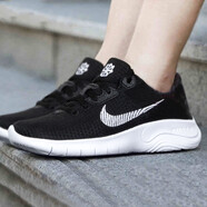 耐克（NIKE）女鞋2025夏季新款運(yùn)動鞋網(wǎng)面透氣休閑鞋低幫輕便緩震耐磨跑步鞋 DD9283-001/FLEX赤足/黑白 36