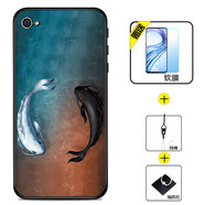 好機(jī)友蘋果4手機(jī)殼iphone4保護(hù)套4S防摔iphone4s全包軟薄情侶潮牌網(wǎng)紅男液態(tài)硅膠女個(gè)性 【蘋果4/4S通用】太極魚+軟膜+指環(huán)+掛繩