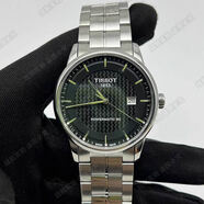 【二手95新】天梭(TISSOT)經(jīng)典豪致系列自動(dòng)機械41mm男士手表瑞士手表二手鐘表男表回收鑒定 碳黑紋盤(pán)-鋼帶T086.407.11.201.02