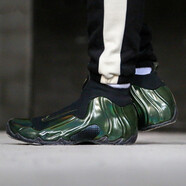 耐克（NIKE）男鞋Foamposite末日博士泡藍海岸泡液態(tài)金泡鮑魚噴實戰(zhàn)籃球鞋 AO9378-300 軍綠 42.5