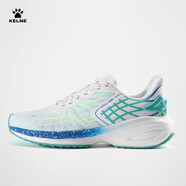 KELME/卡爾美 休閑運動(dòng)跑鞋男鞋春秋新款緩震專(zhuān)業(yè)訓練健身低幫跑步鞋女 白/綠 40