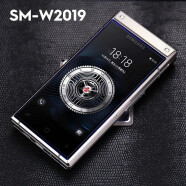 【库存新机】SAMSUNG三星SM-W2019心系天下高端翻盖手机 4G智能手机国行侧面指纹识别男款 尊铂（银色） 6+128GB