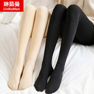 【加絨款/常規(guī)款可選】肉色打底褲女內(nèi)穿光腿秋季神器加絨黑色保暖外穿棉褲冬秋褲外穿打底褲加絨褲光腿神器 607黑色連腳褲襪【常規(guī)款不加絨】 【均碼】