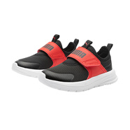 PUMA彪馬兒童男童女童運動(dòng)鞋跑鞋中童一腳蹬輕便透氣389135 黑色 -紅色-彪馬白 30 腳長(cháng)18cm