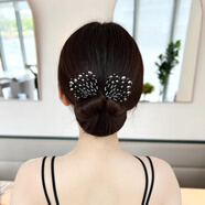 龍姑娘黑天鵝丸子頭盤發(fā)神器懶人扭扭夾女夏天發(fā)飾2023后腦勺發(fā)飾 黑天鵝閃耀版盤發(fā)器B07