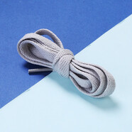 HKNS適配于耐··克空軍一號原裝品質(zhì)aj·1扁平男女彩色高低幫籃球運動(dòng)純白鞋帶繩 灰色 120cm（適合6對孔）