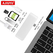 AJIUYU 適用于華碩筆記本Type-c轉(zhuǎn)HDMI/VGA接口USB-C轉(zhuǎn)接頭USB3.0擴展拓展轉(zhuǎn)換器 五合一【2USB+讀卡+PD供電】直插式 頑石四代FL5700UP/K556UQ7200