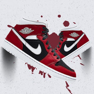 耐克（NIKE）女鞋運動(dòng)鞋Air Jordan 1 AJ1香檳金色籃球鞋  CK6587-100 BQ6472-601 黑白紅 39