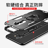 索聚 適用 榮耀 6x 手機(jī)殼7x全包防摔保護(hù)套榮耀暢玩6x男女個(gè)性潮款外殼 榮耀暢玩6x【炫酷黑】升級(jí)指環(huán)