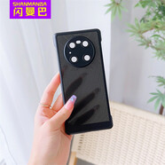 閃曼巴 蜂窩無邊框散熱適用于為mate40pro手機(jī)殼mate70pro超薄針孔游戲透氣殼mate60pro自帶鏡頭膜保護(hù)套 【黑色】護(hù)鏡散熱手機(jī)殼 華為 Mate 30【全包邊框】