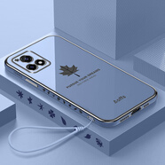 佩諾vivo Y52s手機(jī)殼y31s保護(hù)套iqooU3鏡頭全包防摔U3X電鍍楓葉硅膠直邊男女款軟外殼 【薰衣灰】楓葉直邊電鍍 Y52S/Y31S/IQOOU3 通用