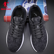喬丹男鞋運動(dòng)鞋子男款跑步鞋2026春季新款網(wǎng)面透氣減震防滑軟底休閑鞋 黑色/巖石灰（推薦） 41