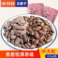 味！你好 瓜蔞子特產(chǎn)中大顆粒杜瓜蔞籽大籽堅(jiān)果炒貨休閑追劇零食小吃年貨 中大粒 咸香味250g*2袋共500g