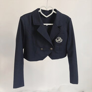 【JK制服官方】高質(zhì)量版本春秋新款七宗罪 傲慢JK西裝大小姐西服連衣裙護(hù)奶裙優(yōu)等生日系長(zhǎng)裙水手服套裝 外套（送領(lǐng)結(jié)） XS