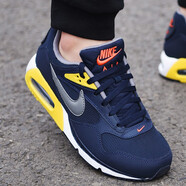 耐克（NIKE）官方艦店男鞋夏季運動鞋AIR MAX氣墊減震跑步鞋休閑鞋511416-104 511416-400/AIR MAX藍(lán)黃潮款 45