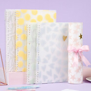 錦宮(King Jim)B5活頁(yè)本筆記本線(xiàn)圈本TEFRENU style系列 黃色圓圈 9855TES-GS DOT