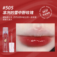 戈戈舞GOGO TALES戈戈舞唇蜜透明鏡面水光玻璃唇女保濕滋潤唇釉平價口紅 505凜冽的雪中野玫瑰