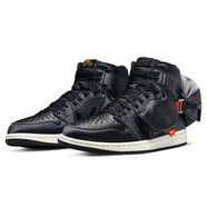 耐克（NIKE）男女鞋Air Jordan 1 Zoom   AJ1 倫敦限定高幫運(yùn)動籃球鞋 DN4336-001 黑灰 42.5
