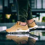 耐克（NIKE）男鞋AIR MAX 97全掌氣墊緩震訓(xùn)練透氣跑步鞋潮流運(yùn)動(dòng)鞋921826-101 884421-700 40.5