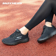 斯凱奇（Skechers）女鞋跑鞋網(wǎng)鞋女網(wǎng)面運動鞋秋季鞋子新款女子透氣時尚 BBK全黑 40