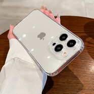 美十美分（MSMF）適用iphone17promax手機(jī)殼蘋(píng)果16pro防摔超薄保護(hù)套鏡頭全包透明硅膠軟殼 鏡頭全包【裸機(jī)手感】透明防摔殼 iPhone17
