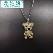 【龍姑娘】可愛(ài)老虎本命年項鏈百搭個(gè)性四肢可動(dòng)吊墜小眾長(cháng)款毛衣鏈女 滿(mǎn)鉆老虎金色【四肢可動(dòng)】 簡(jiǎn)約包裝