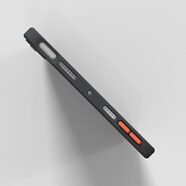 cancelcance1 適用蘋果iPad mini6 2021款8.3英寸便攜保護(hù)透明防摔防彎殼簡(jiǎn)約瑾 黑色【按鍵橘】 高透 iPad mini6(8.3英寸)