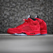 耐克（NIKE）男鞋 AIR JORDAN 5 AJ5 喬5男子籃球鞋CZ1786-001 136027-602 紅鹿皮 40