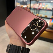 和肯 AG磨砂玻璃大視窗適用iPhone16pro手機(jī)殼全包15promax一體鏡頭膜13硬殼軟邊蘋果14pro防摔保護(hù)套 【紅色】AG磨砂玻璃大視窗護(hù)鏡 iPhone13ProMax