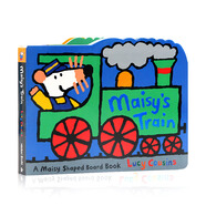 Maisy's Train 小鼠波波 火車 英文原版繪本 交通工具紙板造型 低幼兒童啟蒙